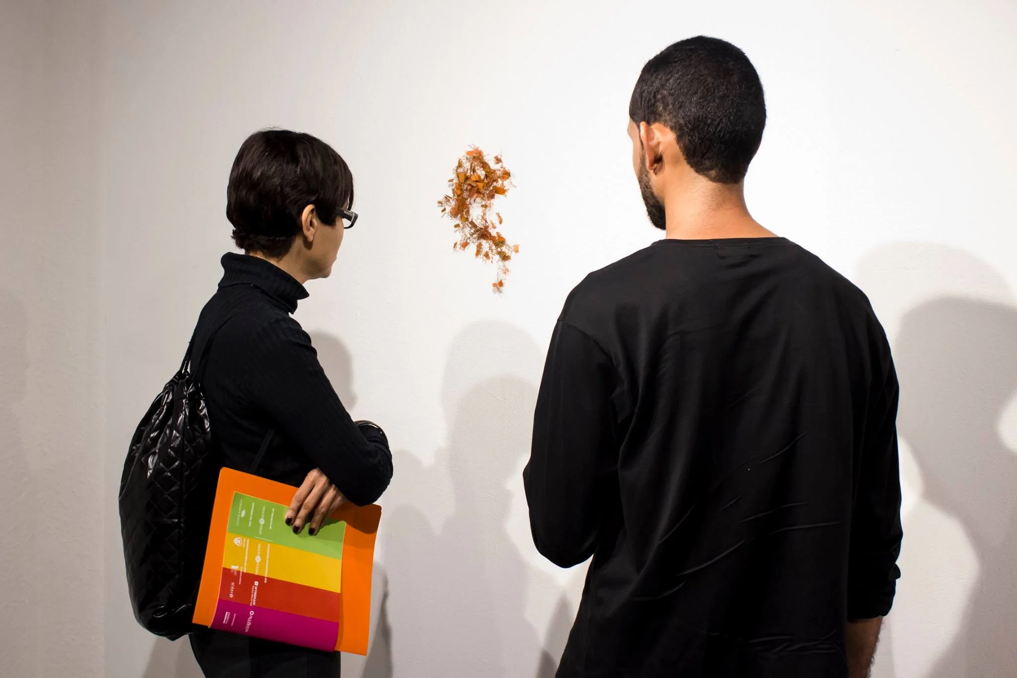 Photo: Courtesy MAC Panama 2017, collage, pastel, laser cut paper, Museo de Arte Contemporaneo, Panama. Series of 6 installations located throughout the building’s stairway, wall corners, ceilings and other spaces. Laser cut and collaged fabric and paper shape sculptures of imaginary lichen species “endemic” to Panama. Each of the “species” is based on a hybrid between architectural and organic forms, for example, 16th c drawings of Spanish walls and forts, blueprints of American Canal Zone suburbs or current Google Images of the newest Panama City skyline are abstracted in dialogue with the many forms and textures of lichens found around Panama’s city and forests.
