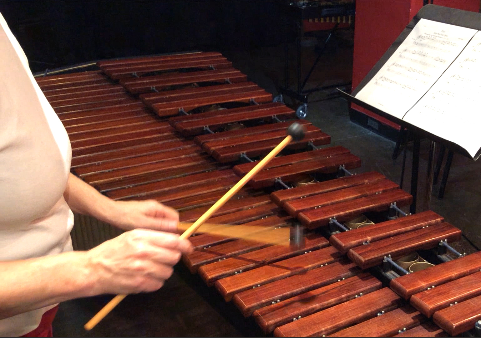 Heather Barringer, artistic co-director Zeitgeist, on marimba.jpg