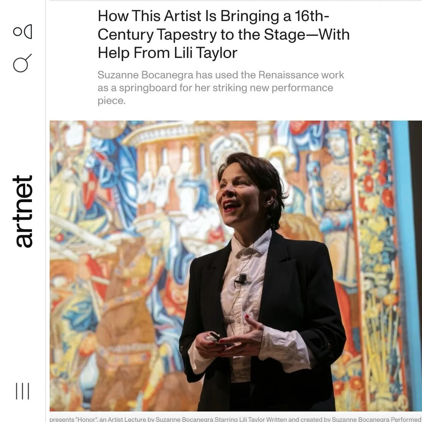 Thanks @artnet for this fabulous piece about @suzannebocanegra #Honor starring @lilittaylor which is being performed until 9/14 at The Performing Garage. Don&rsquo;t miss it!  #linkinbio