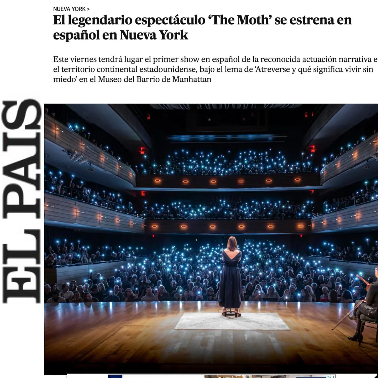 @mothstories will bring its Mainstage (featuring stories in both Spanish and English) to @elmuseo  this Friday!  Some tix still available. #linkinbio