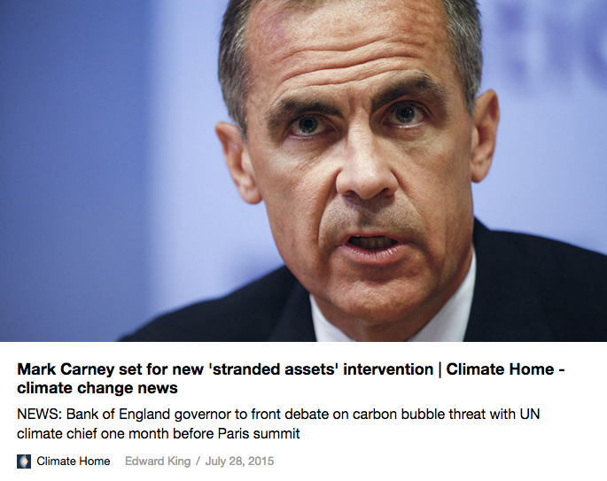 Mark Carney set for new 'stranded assets' intervention | Climate Home