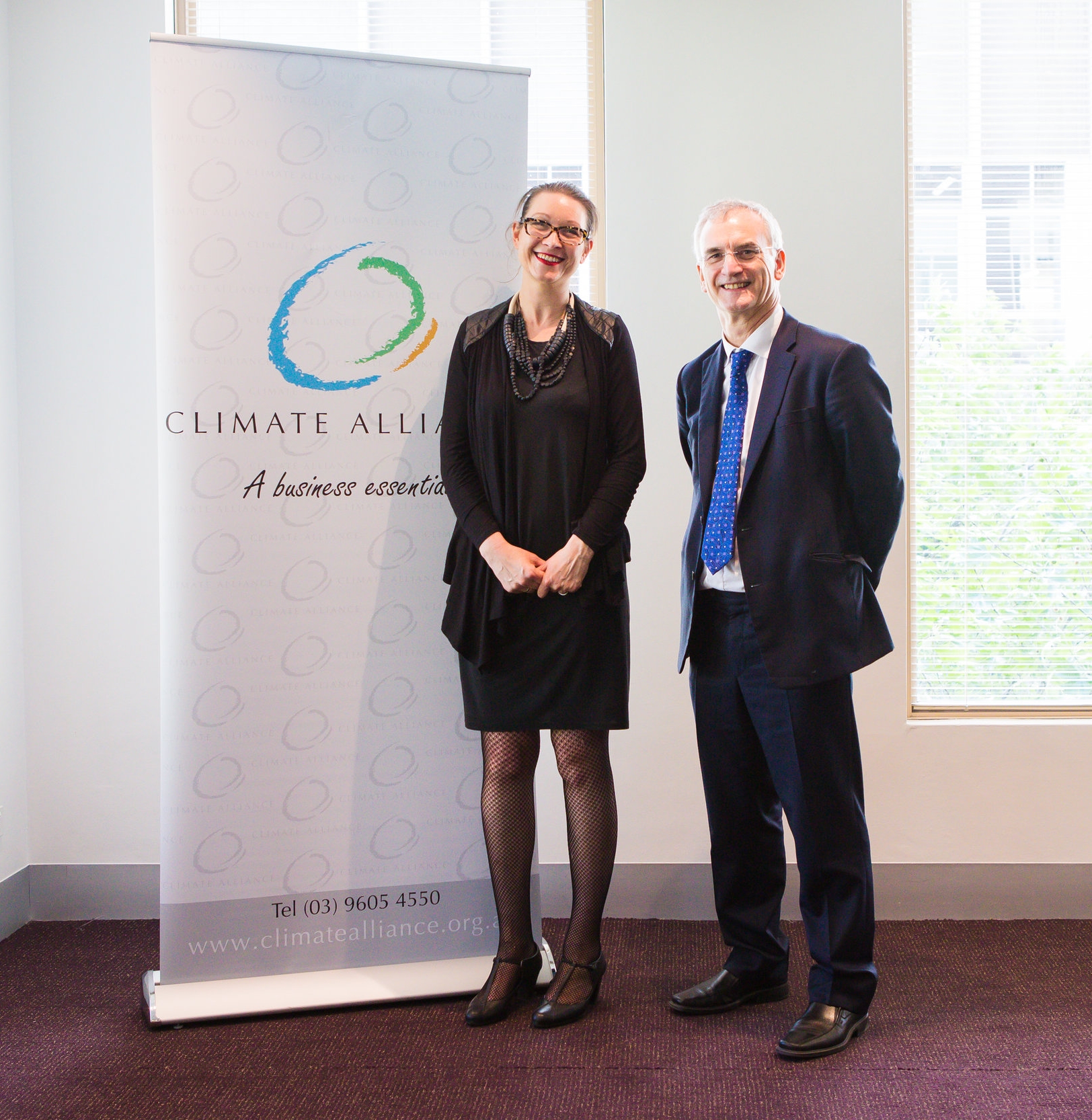 Sarah Barker and Dr Paul Fisher