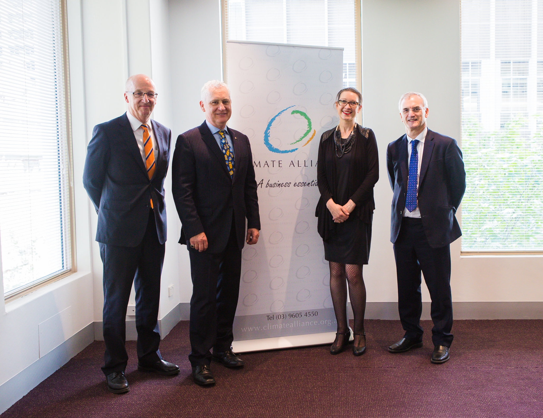 Ben Scheltus, Rob Gell, Sarah Barker and Dr Paul Fisher