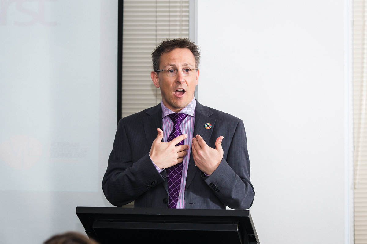 Adrian King, KPMG partner responsible for Sustainability Services, MC and panel moderator