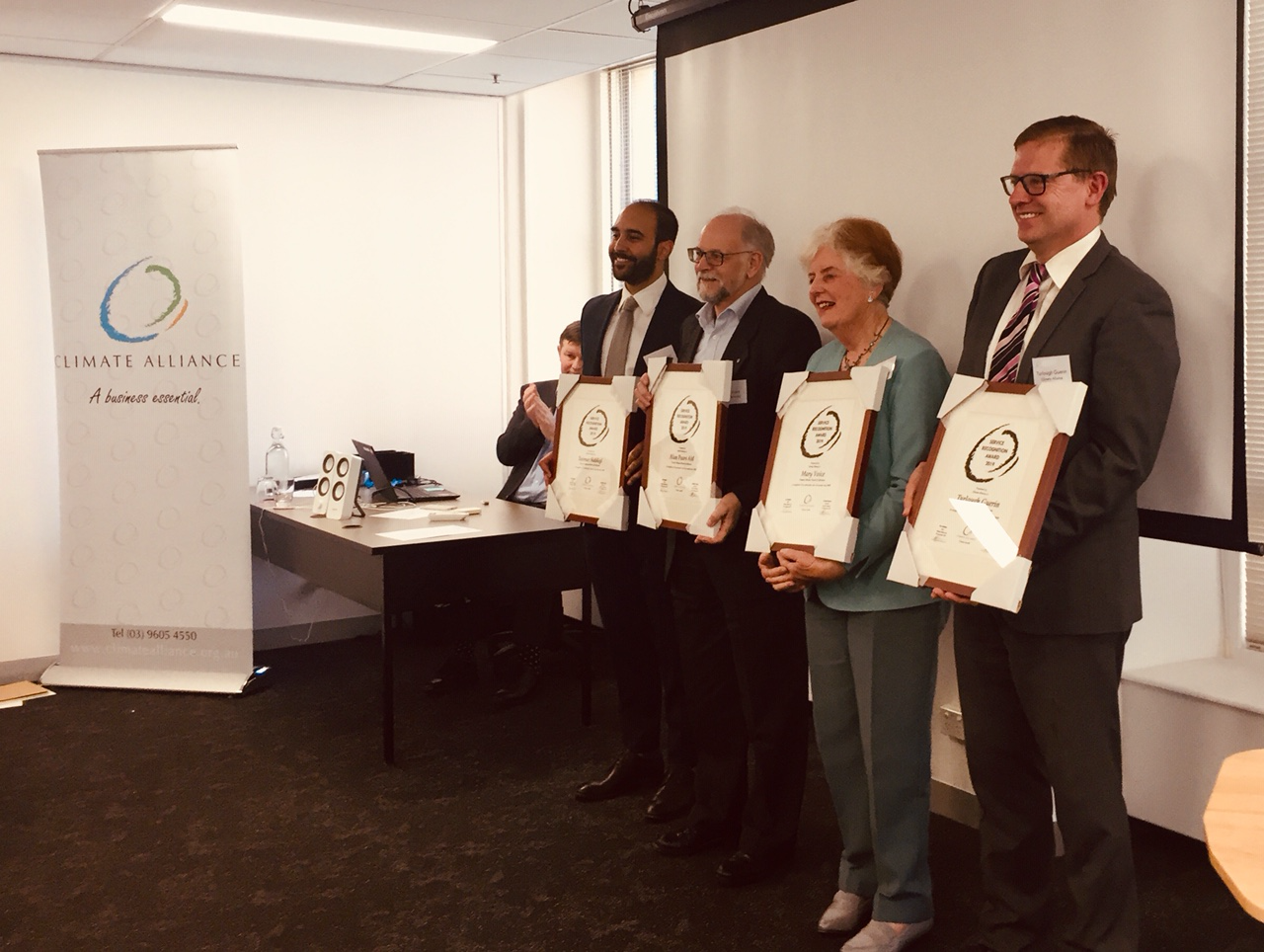 Awards for the Climate Alliance Board of Advisors