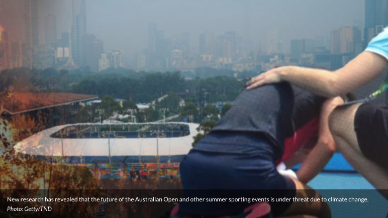 Climate change threatens future of Australian Open and summer sports | The New Daily