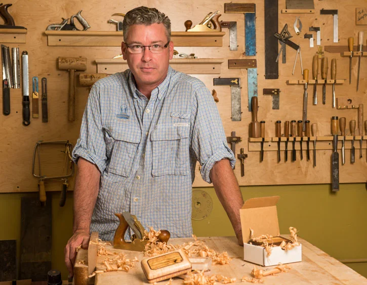 Al Swanson in his studio in Helena, Montana