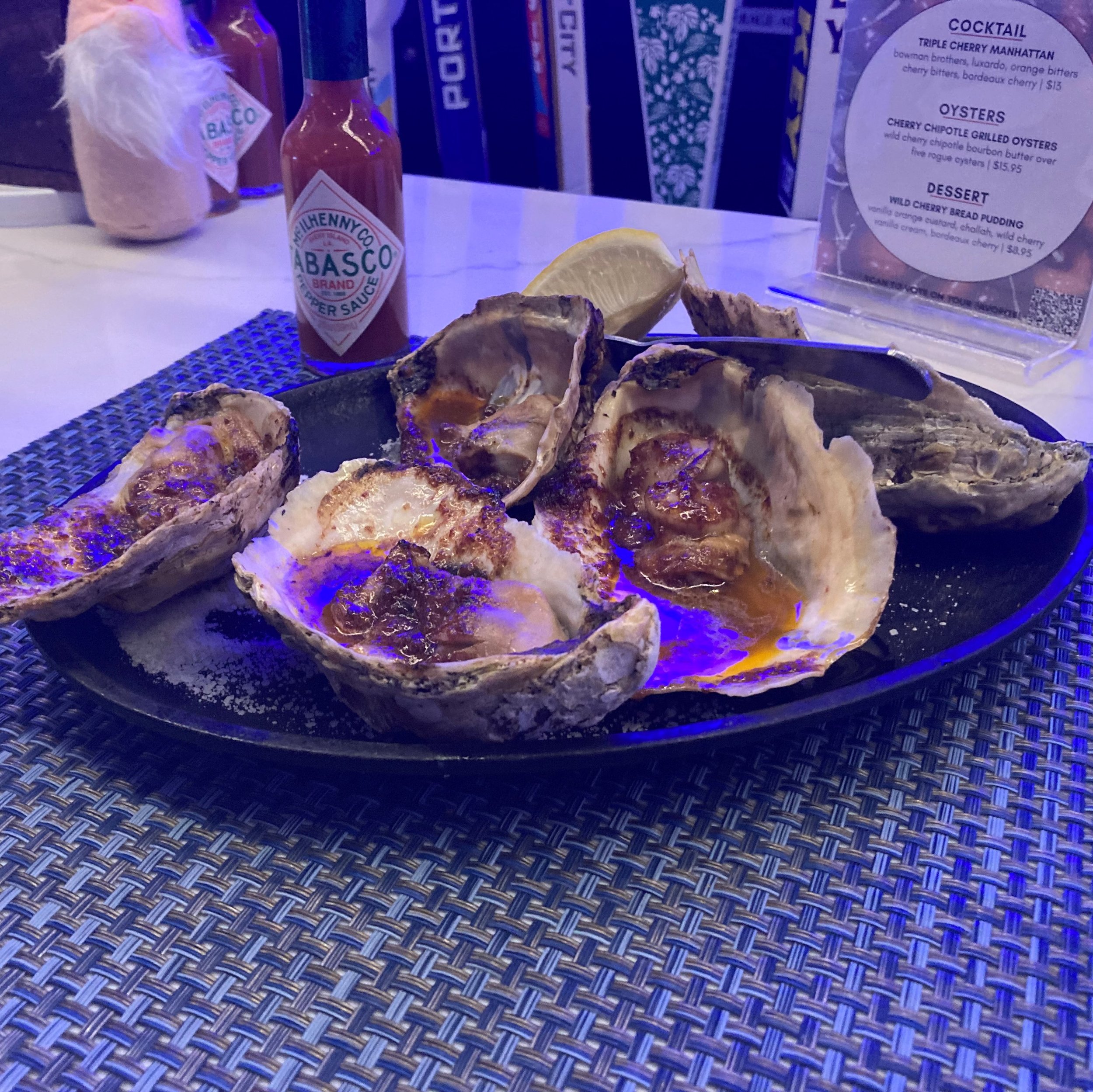 Whiskey &amp; Oyster's Cherry Chipotle Oysters