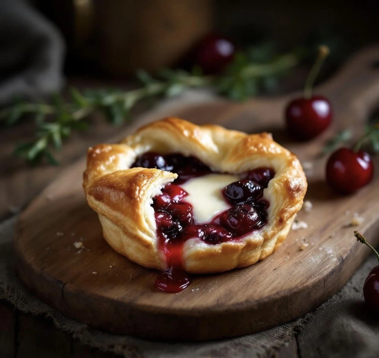 Elaine's - Appetizer - Savory Cherry Brie Tart.jpg