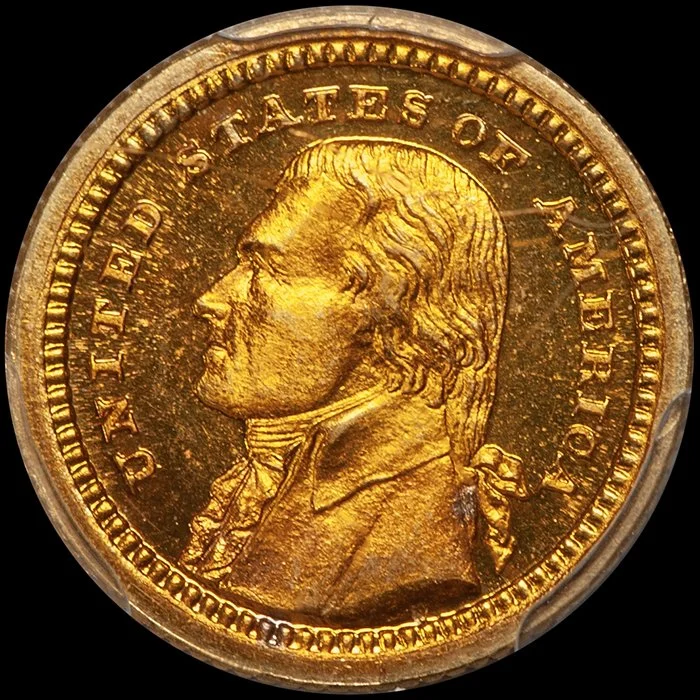 Gold Dollar. 1903 LA Purchase, Jefferson $1. PCGS PR67CAM.