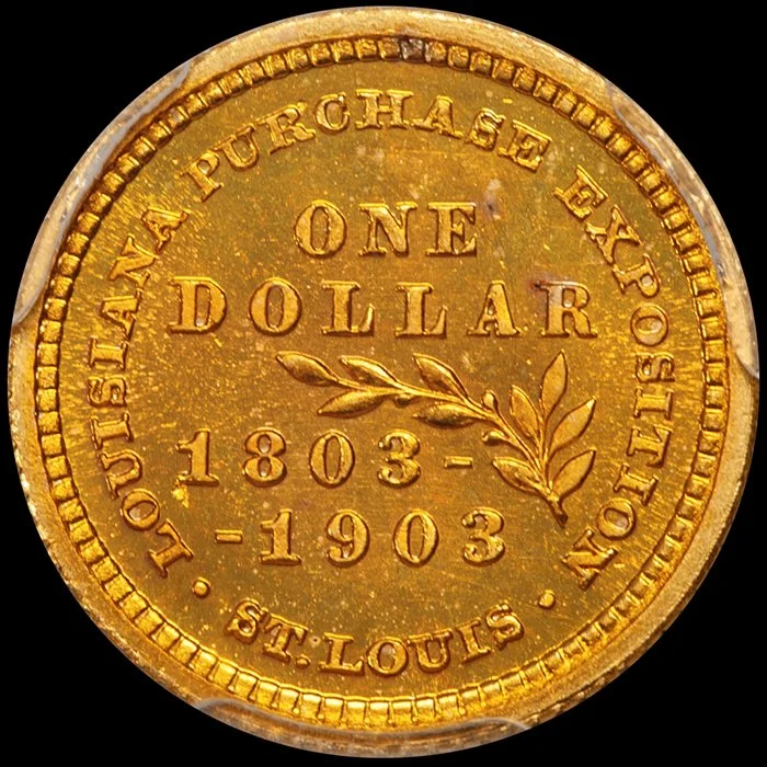 Gold Dollar. 1903 LA Purchase, Jefferson $1. PCGS PR67CAM.