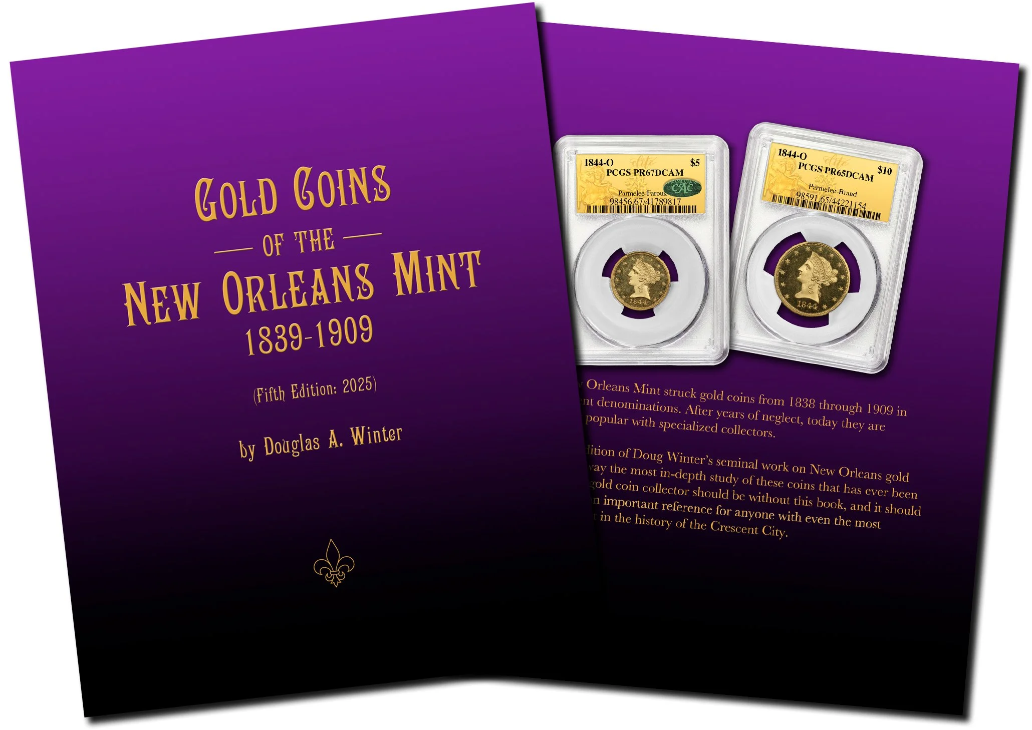 New Orleans Book 2025 Rare Gold Coins Douglas Winter Numismatics