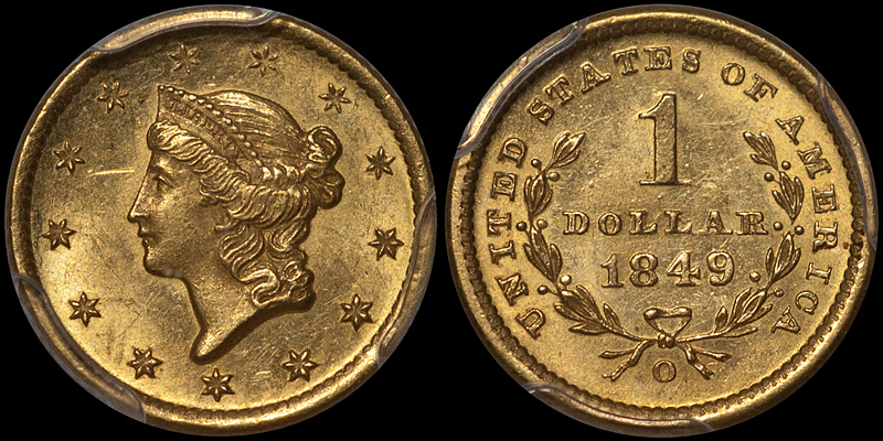 Standalone New Orleans Coinage: Gold Coins
