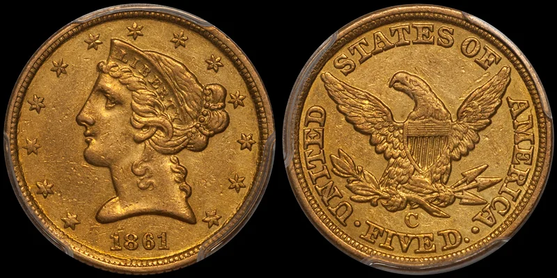 Why Does the 1861-C Half Eagle Get No Love?