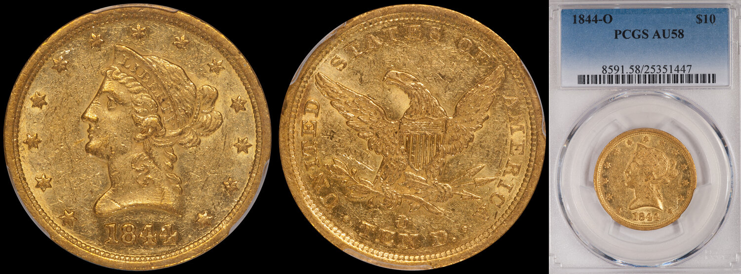SOLD - $10.00 - 1882-O PCGS MS60 | Rare Gold Coins - Douglas