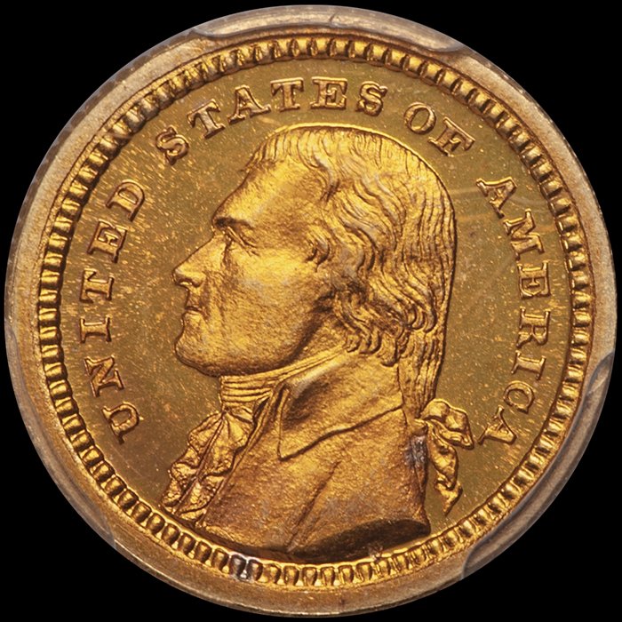 Gold Dollar. 1903 LA Purchase, Jefferson $1. PCGS PR67CAM.
