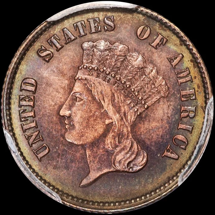 Pattern Gold Dollar. 1859 J-256. PCGS PR64BN. Ex Simpson.