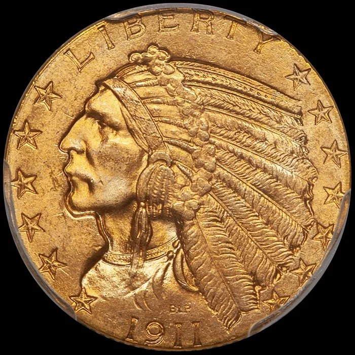 ON HOLD - $5.00 - 1911 PCGS MS65+ CAC