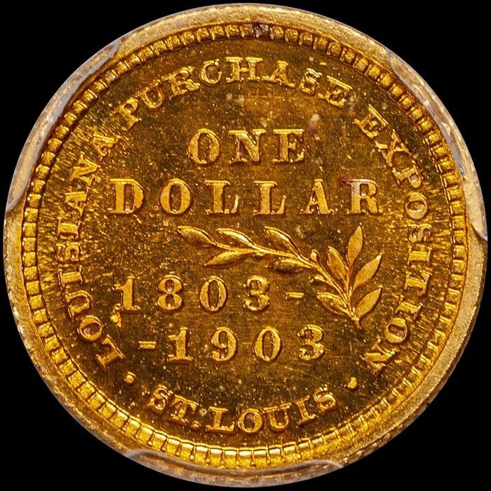Gold Dollar. 1903 LA Purchase, Jefferson $1. PCGS PR67CAM.