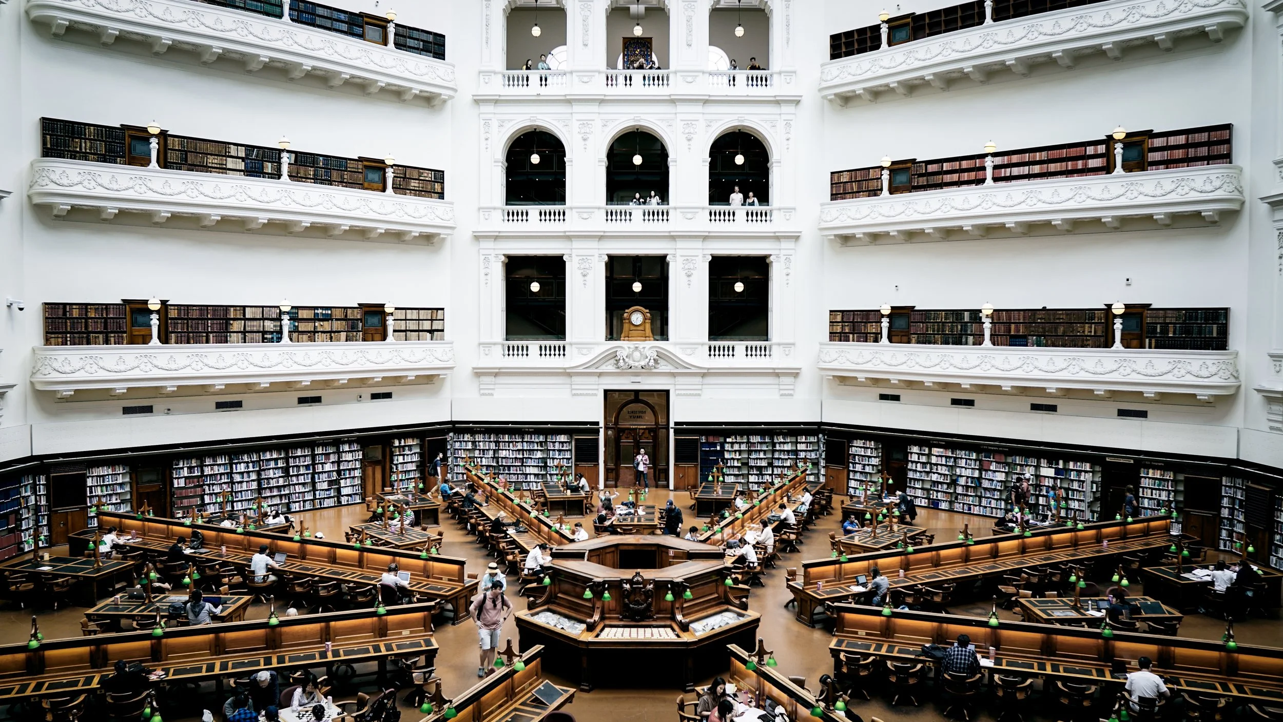 The Melbourne State Library is only a 10min walk from the seminary.