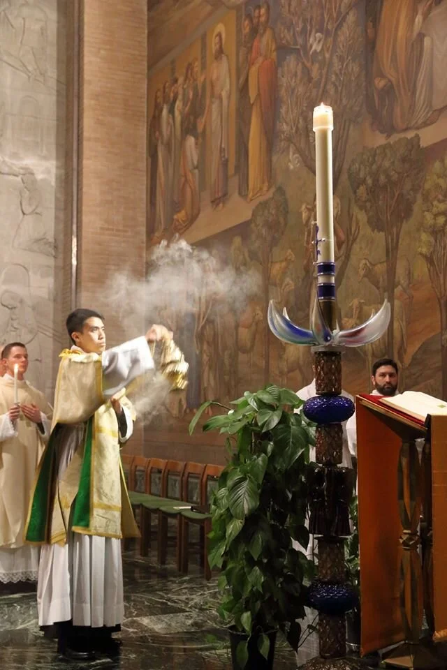 Images from Holy Week at the Pontifical North American College in Rome.