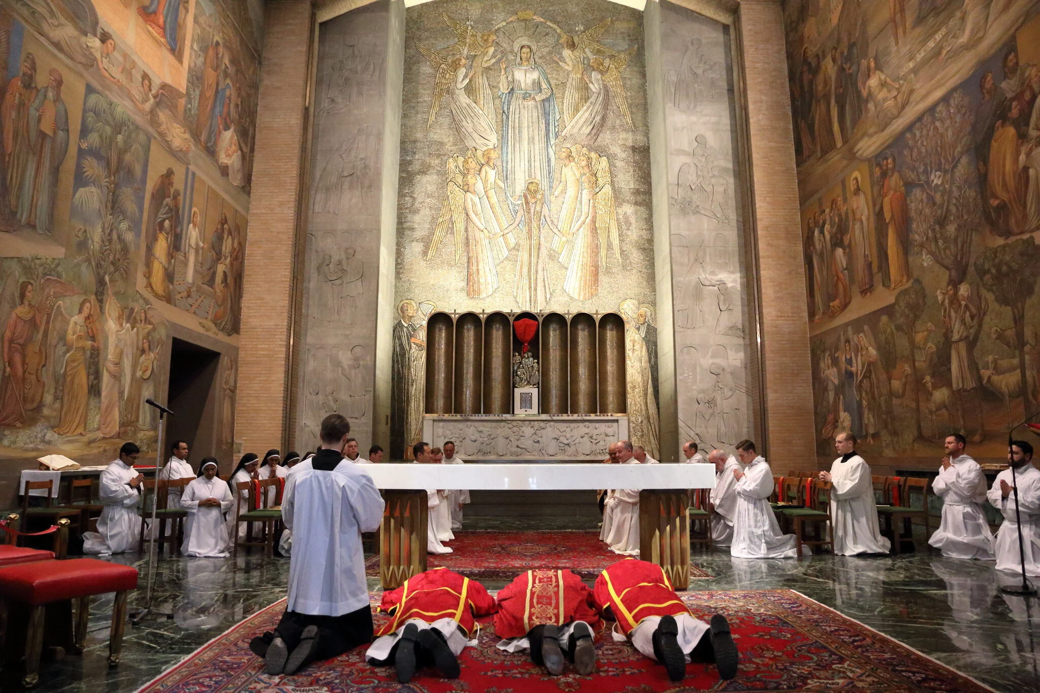 Images from Holy Week at the Pontifical North American College in Rome.