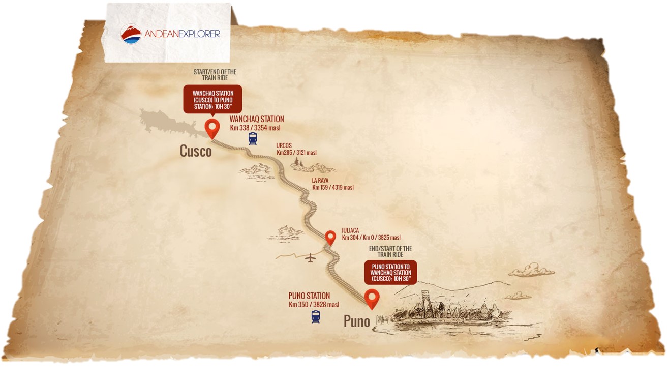 Andean Explorer Train Route in Detail