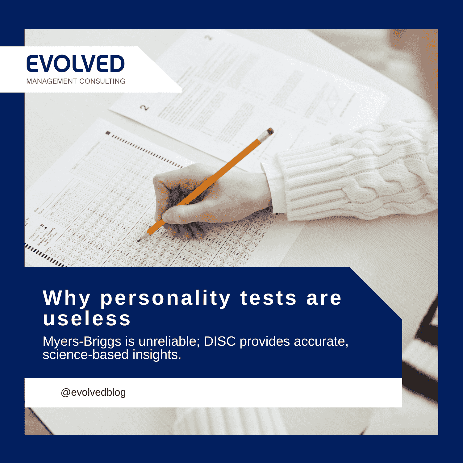 Why personality tests are useless