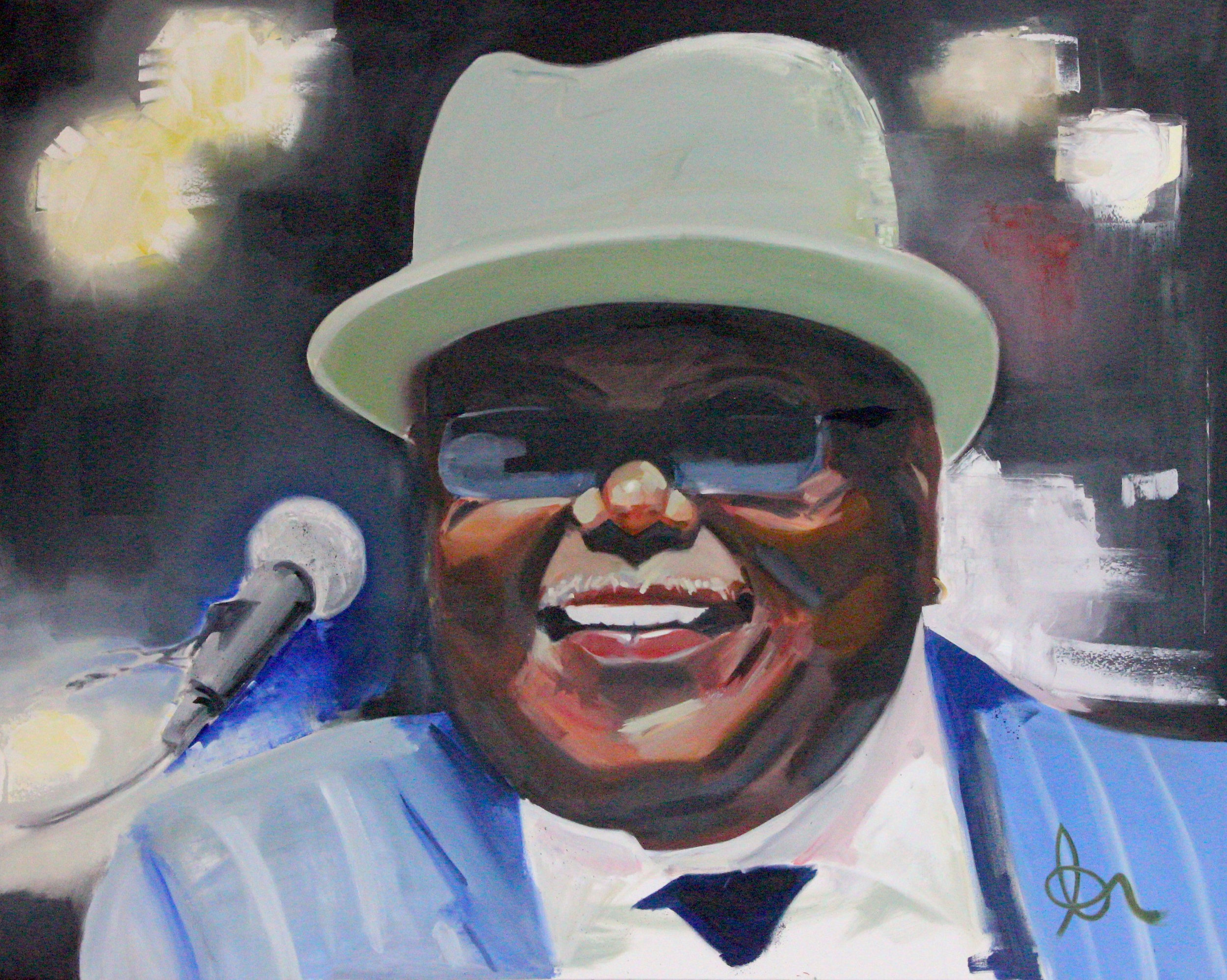 Blues Boss: 60" x 48", Oil on Canvas, SOLD