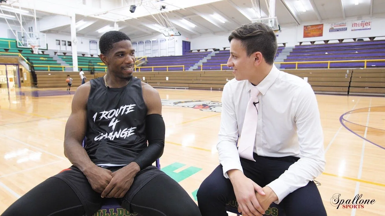 Rashaan Melvin Interview | 2019 Celebrity Basketball Game; 1 Route 4 Change