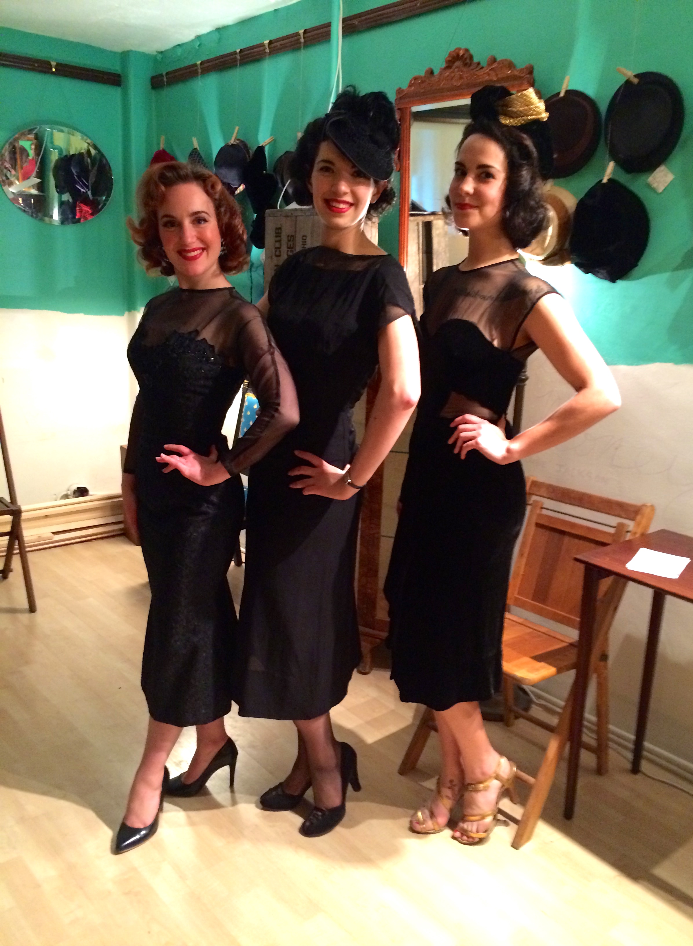 These three got the memo about illusion necklines