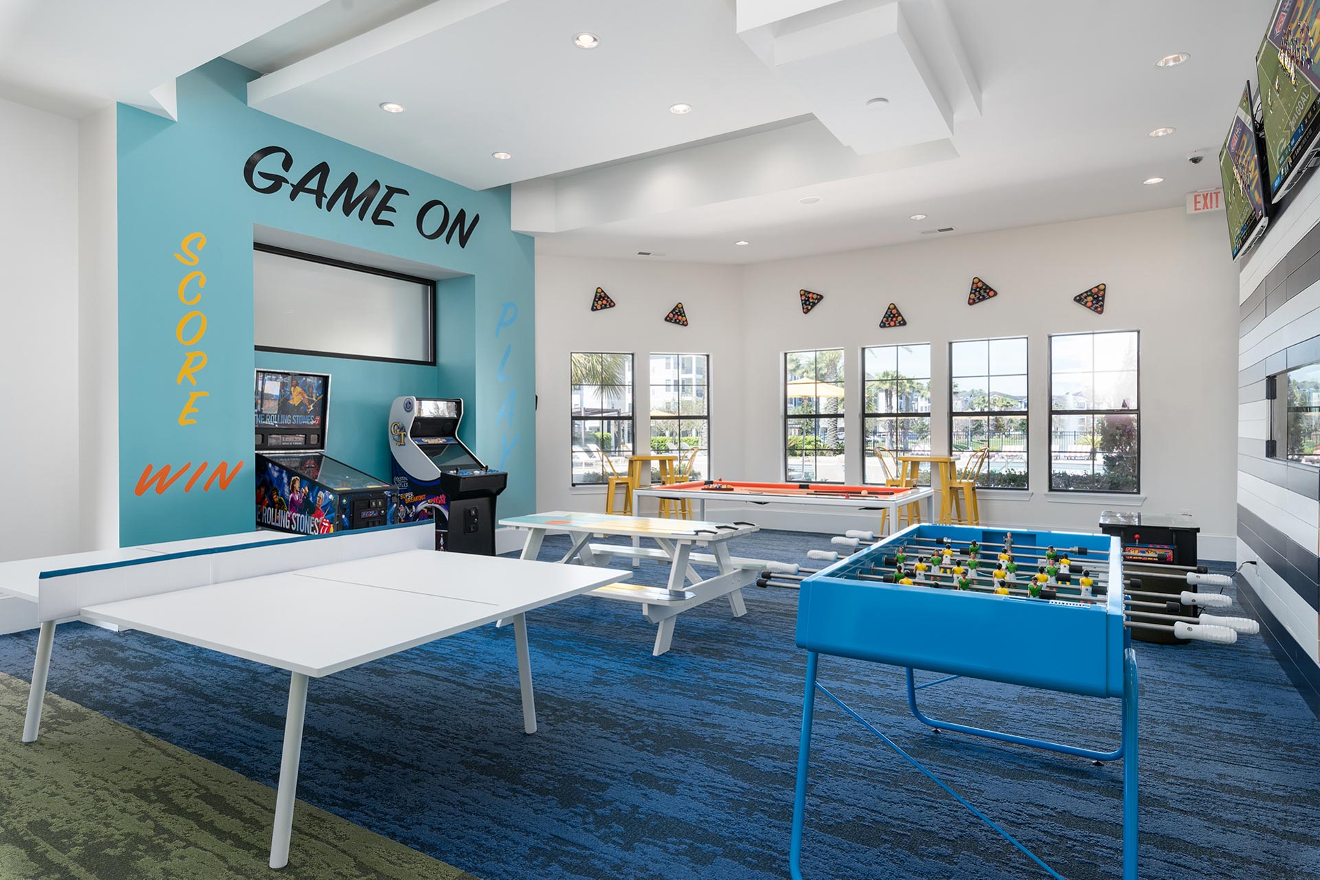 Game Room in Apartment Complex