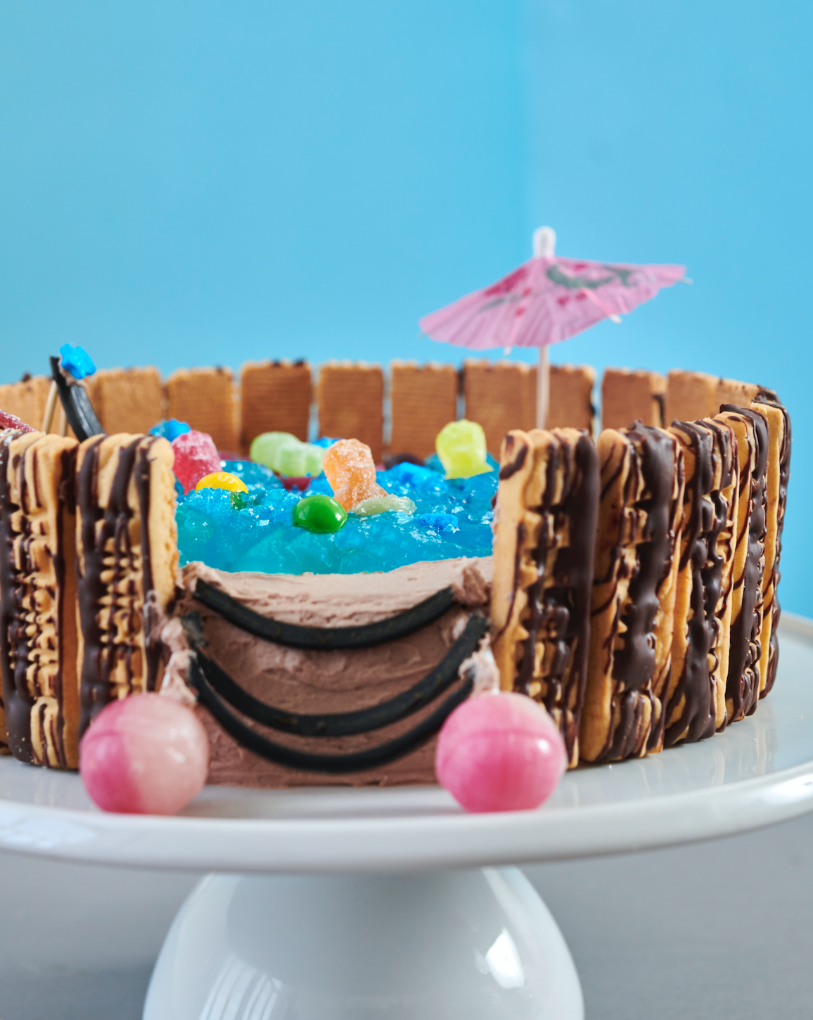 Tropical Pool Cake