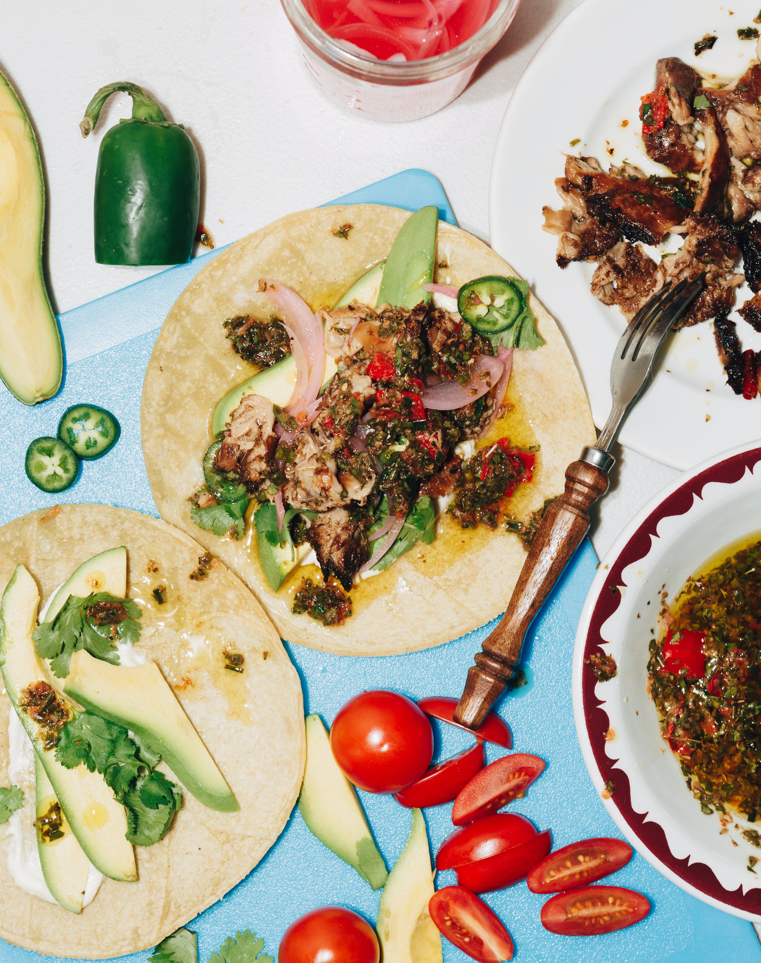 Vegan Chimichurri Steak Tacos