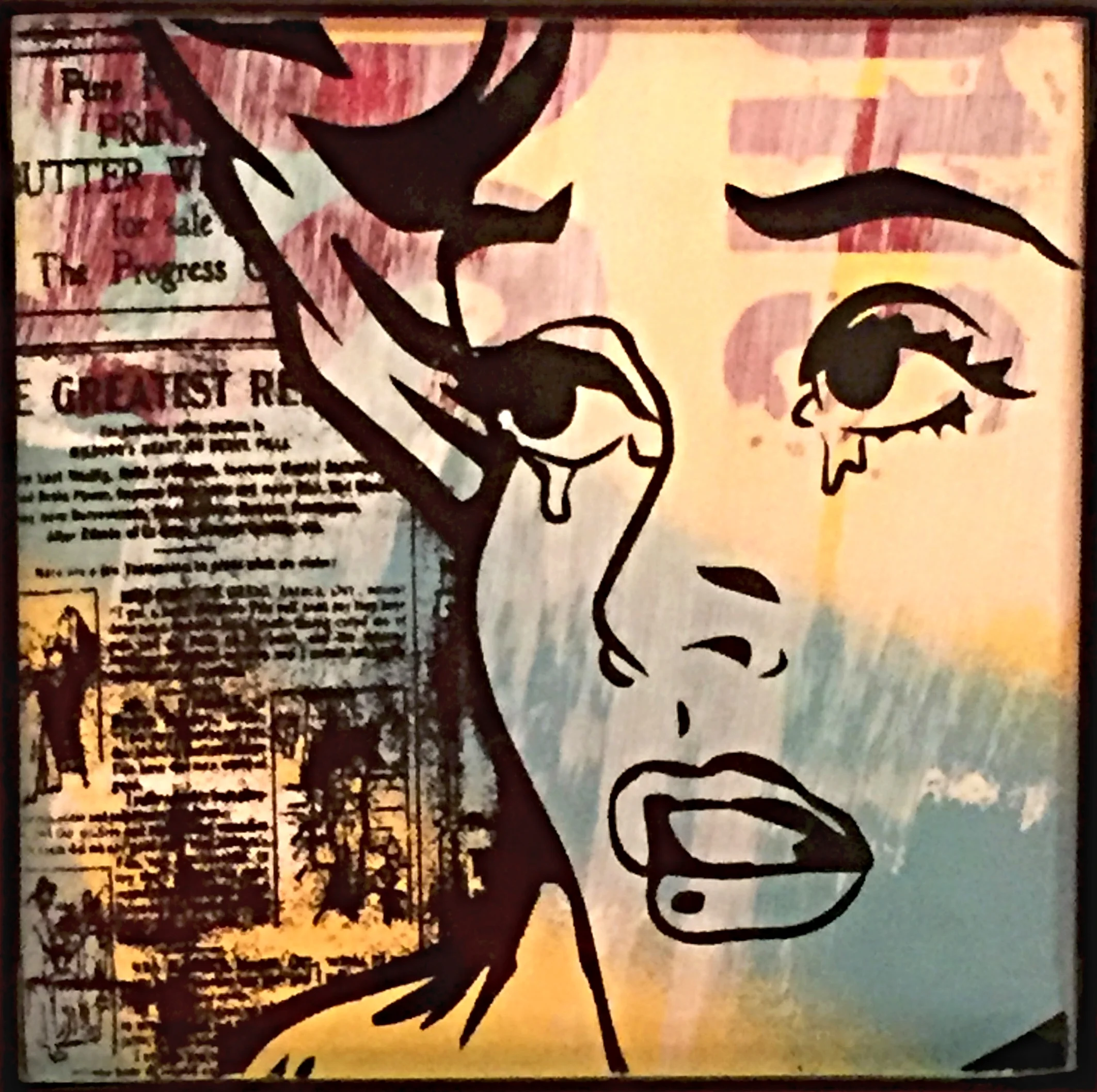 Framed Original Screen Print