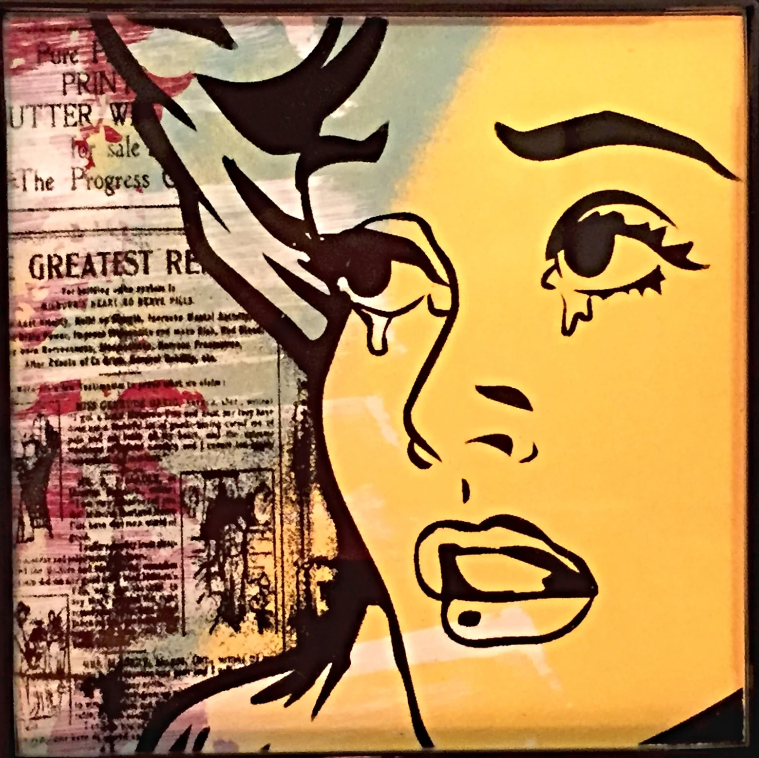 Framed Original Screen Print