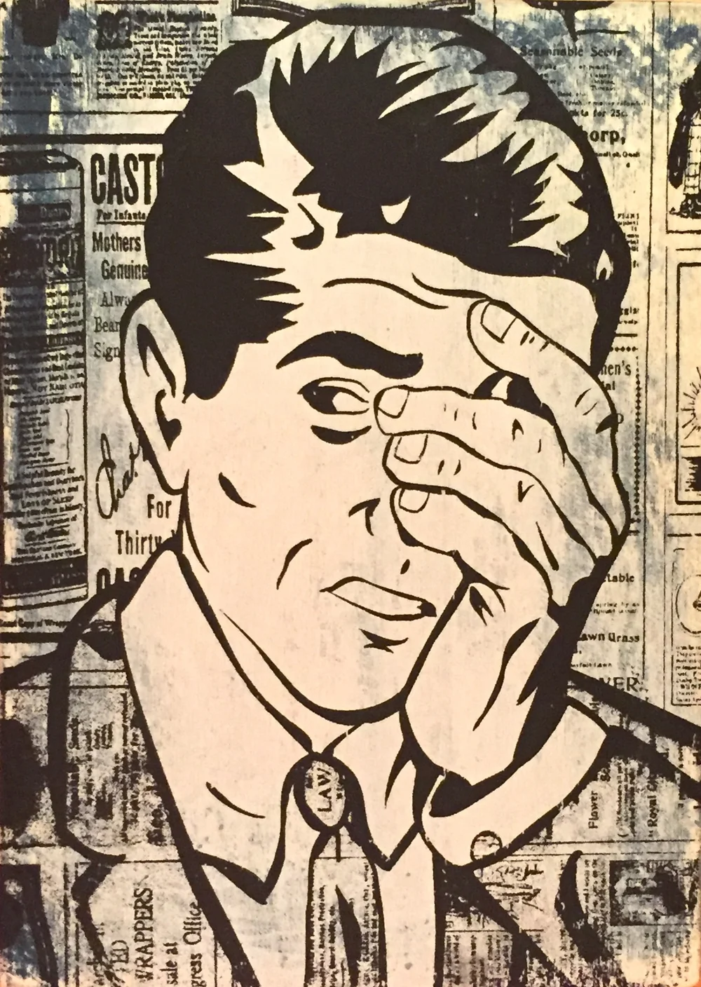 Original Wood Screen Print