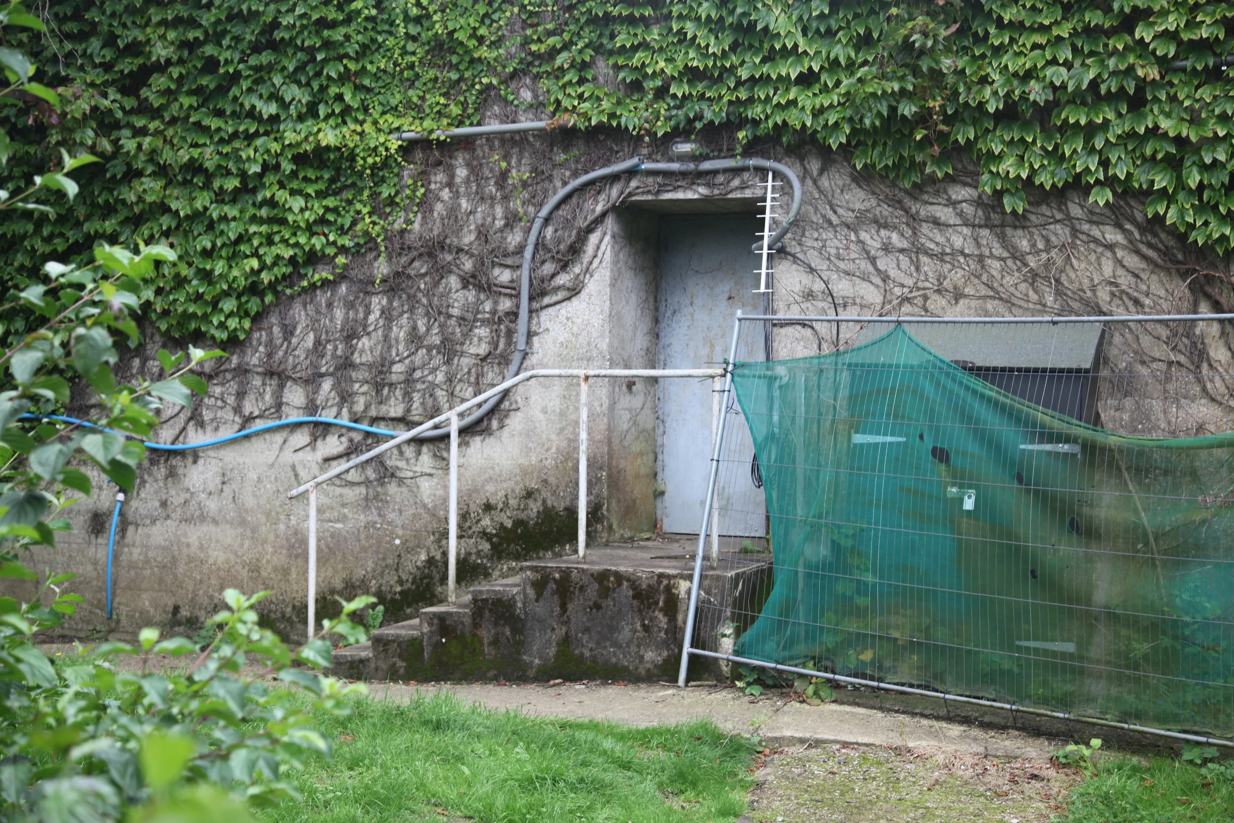 Entrance to the surviving nuclear bunker for key local officials; a reminder of how close we got.