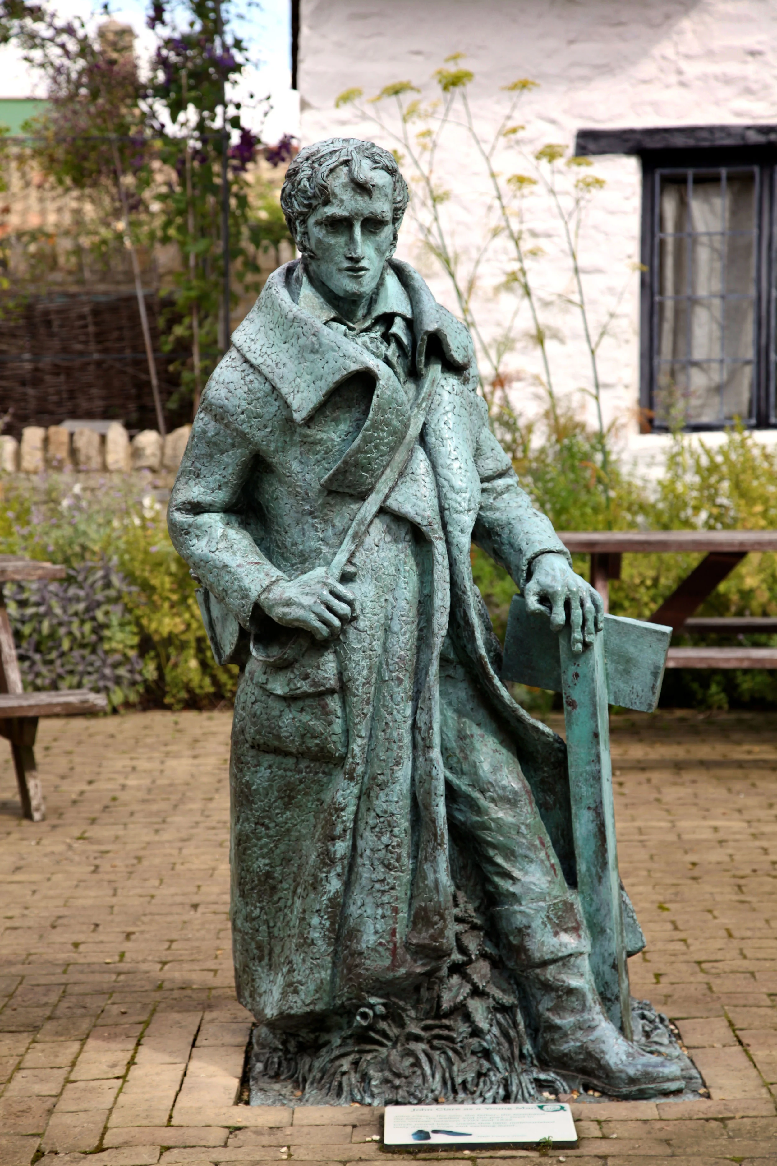  Statue in the garden of Clare's cottage