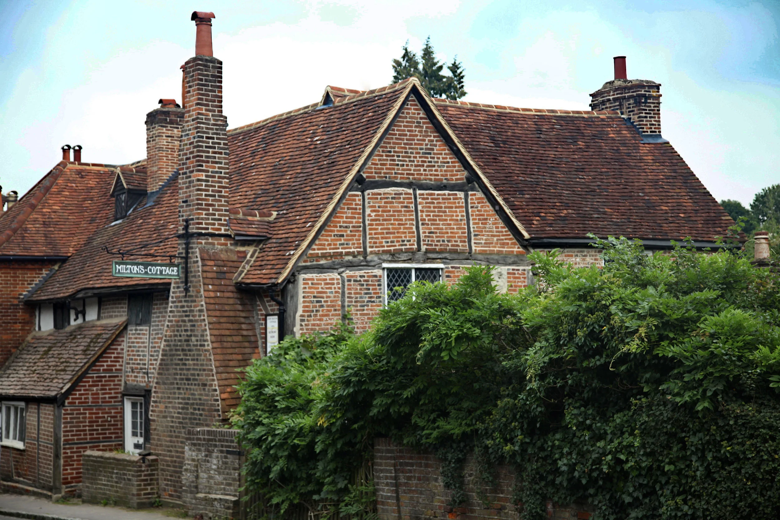  Milton's cottage, and now museum, at Chalfont St Giles, Buckinghamshire
