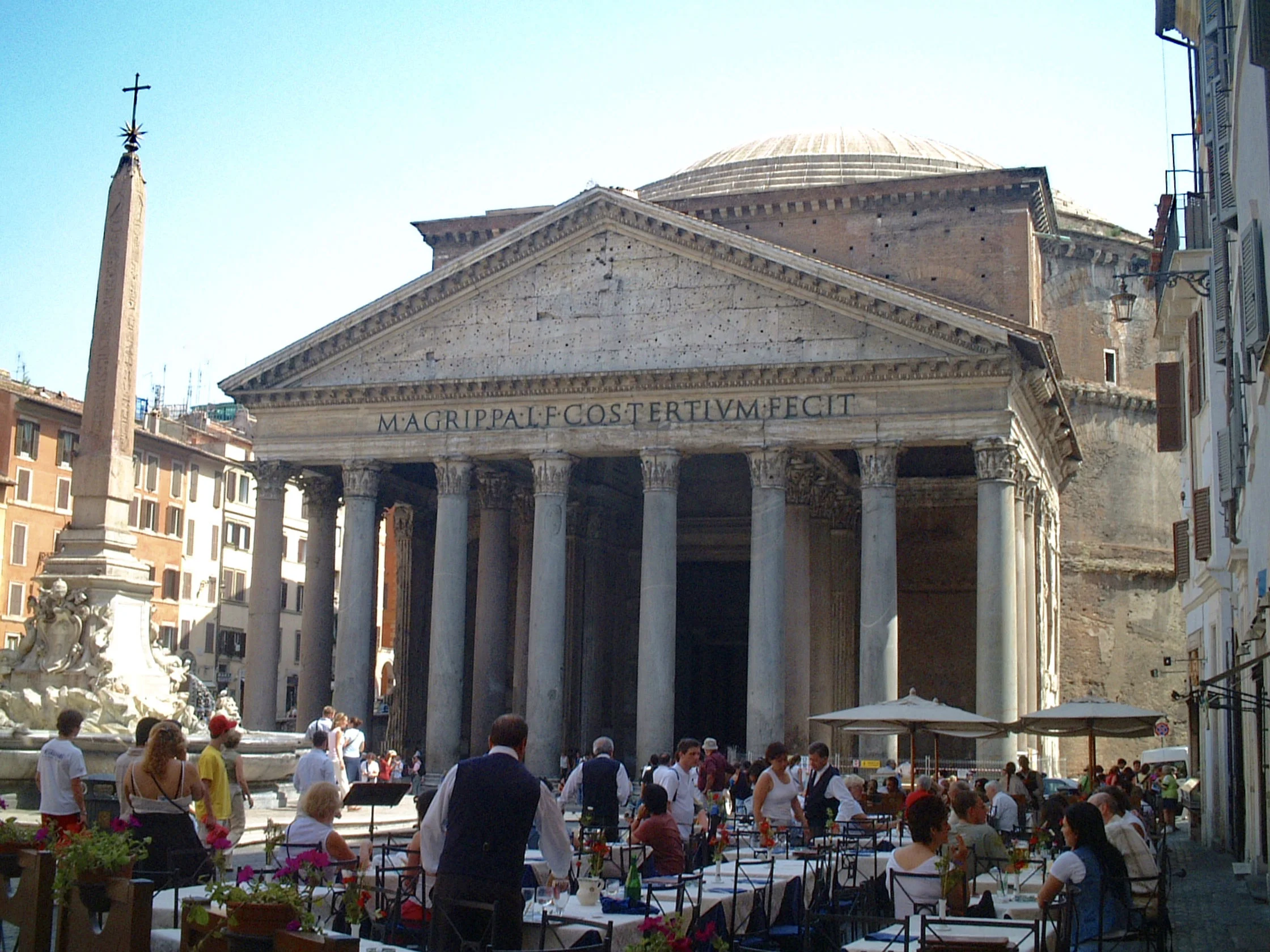  The obelisk of Rameses II at the Pantheon