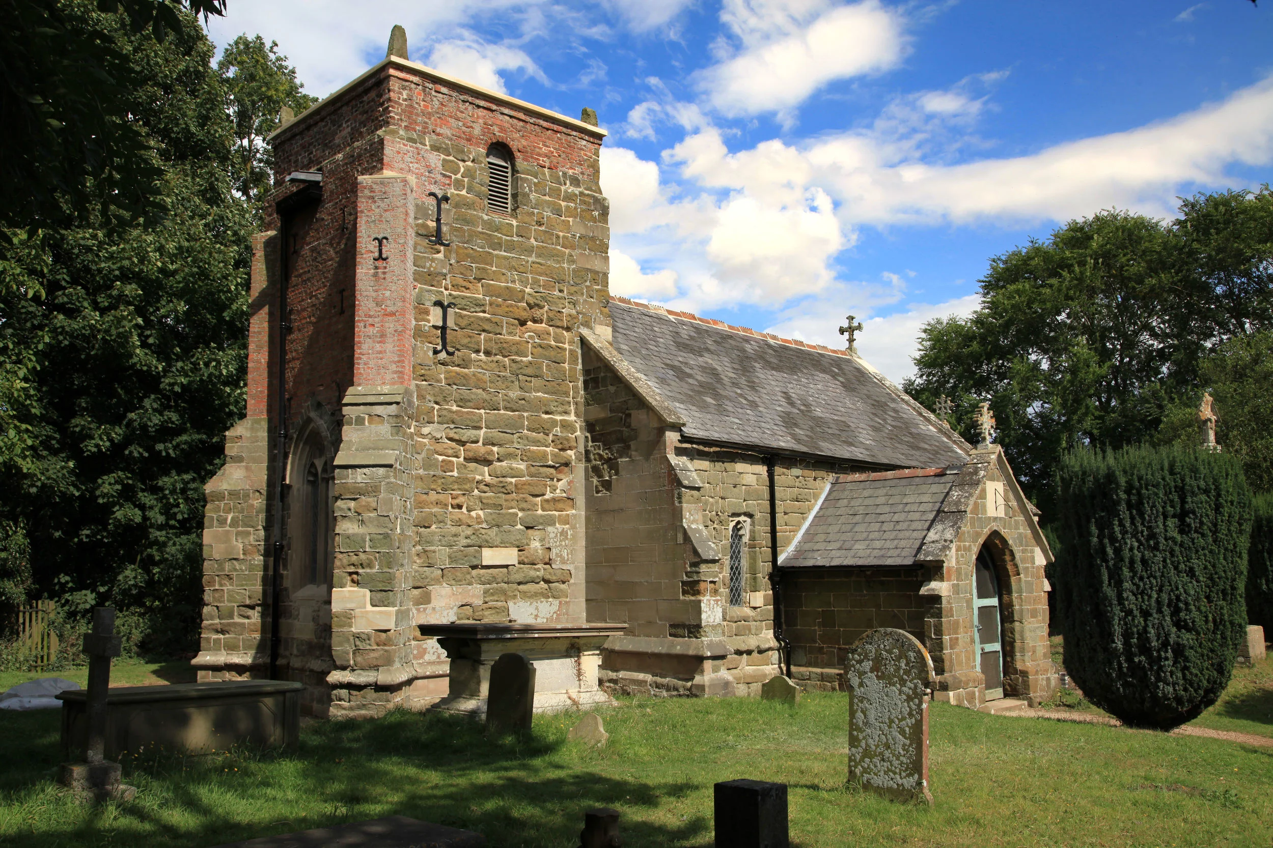  St Margaret's Church at Somersby, where Tennyson's father was the rector.