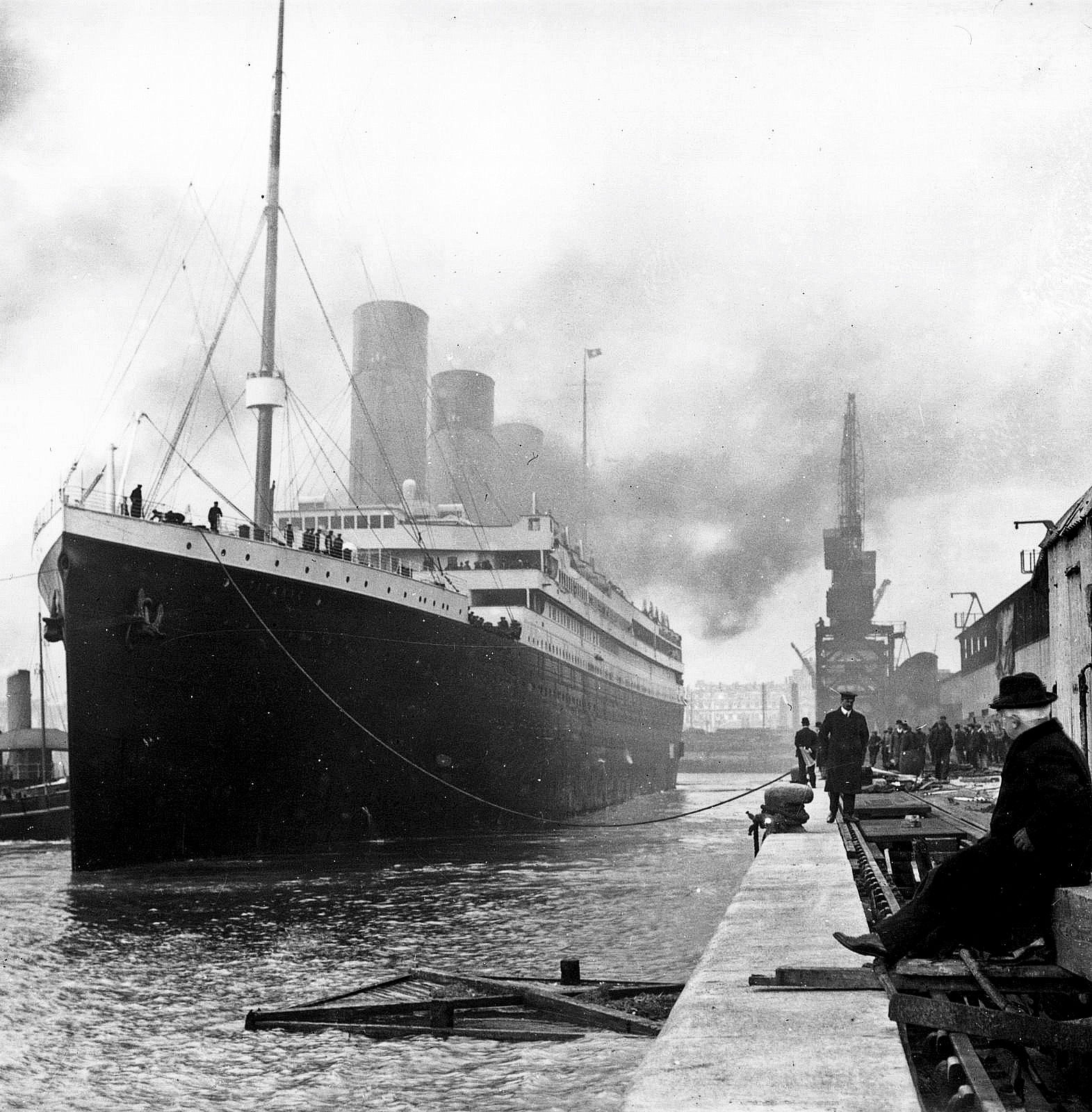 The Titanic in Southampton just before departing for New York (Photo: Wikipedia Commons).
