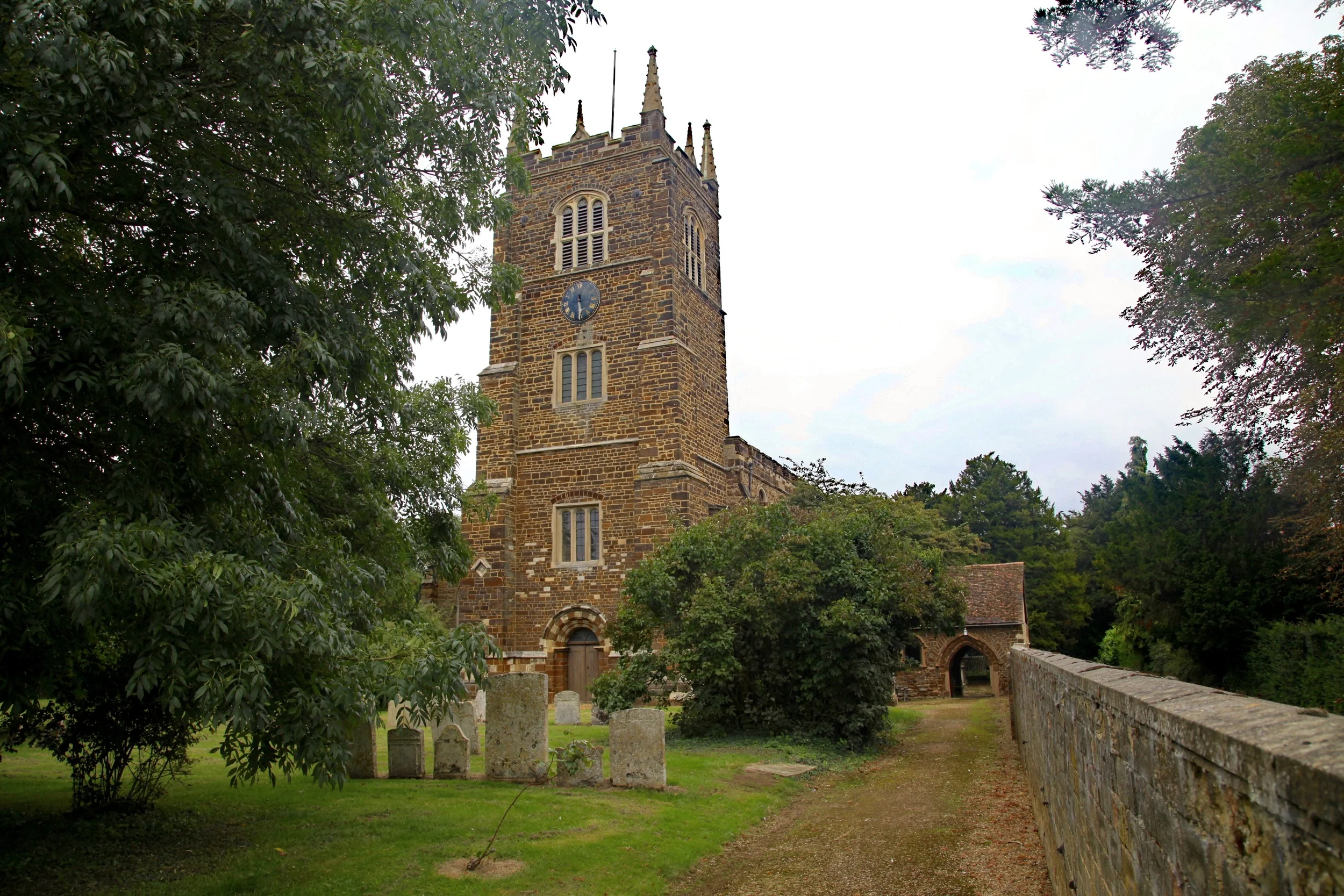 The church of St Edmund & St James in Blunham, Bedfordshire, where Donne was rector for the last ten years of his life.
