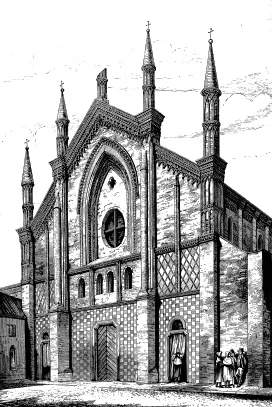 San Francesco, Pavia, from Brick and Marble in the Middle Ages, London: John Murray, 1874.