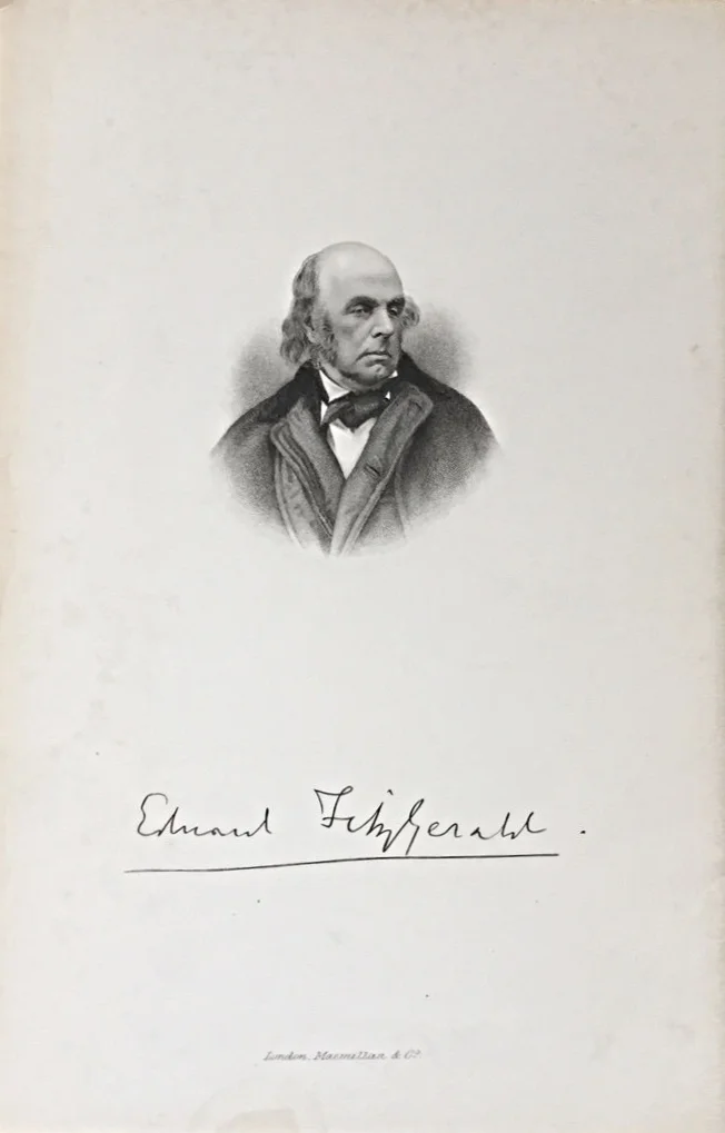  The frontispiece from Letters and Literary Remains of Edward Fitzgerald , Vol. 1, London,1889