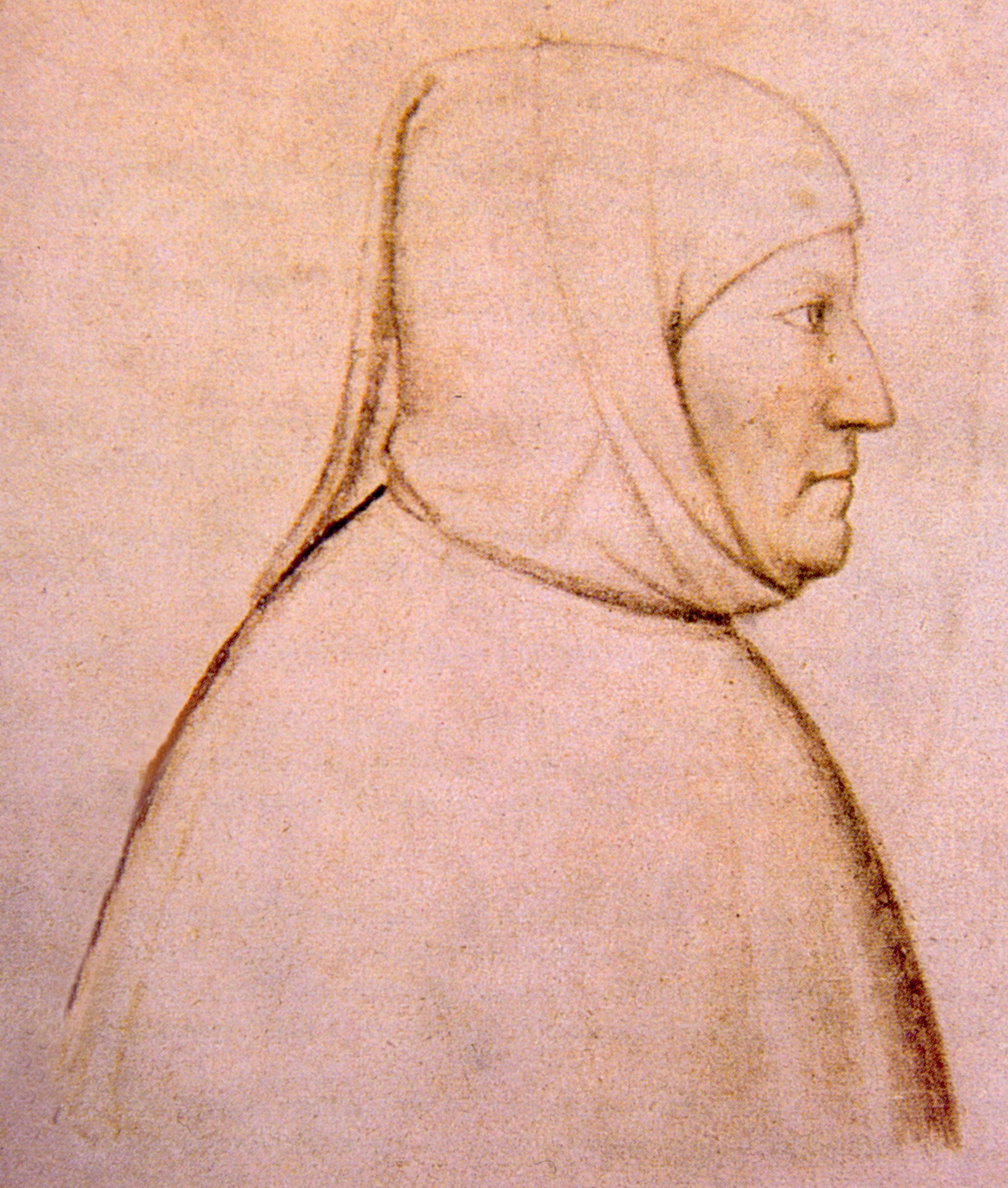 Portrait by Altichiero da Verona (1330-1395). Public Domain