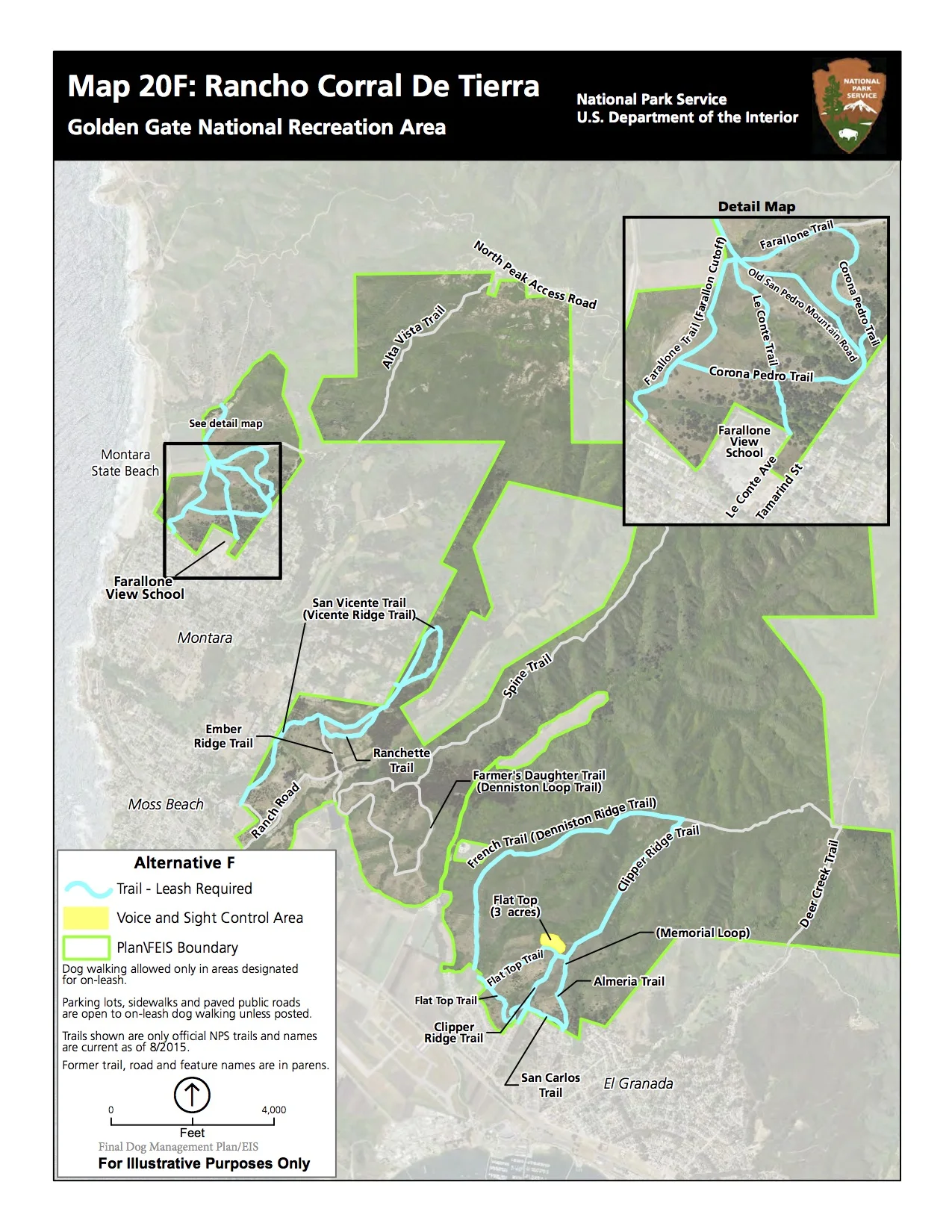 National park service - proposed CHANGES TO dog walking areas (dec. 2016 Final EIS)