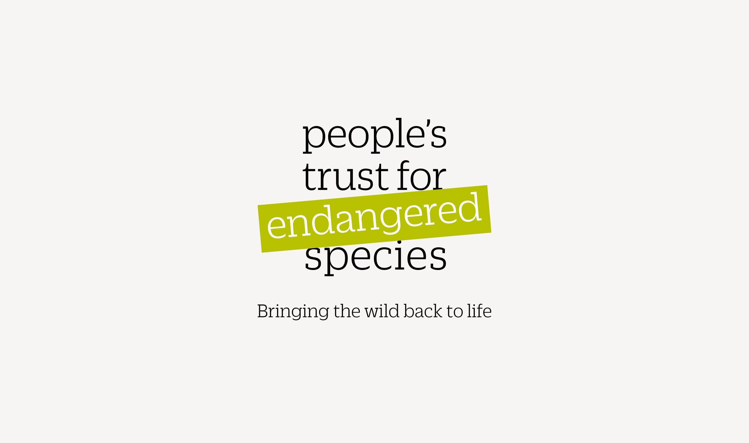 People’s Trust for Endangered Species