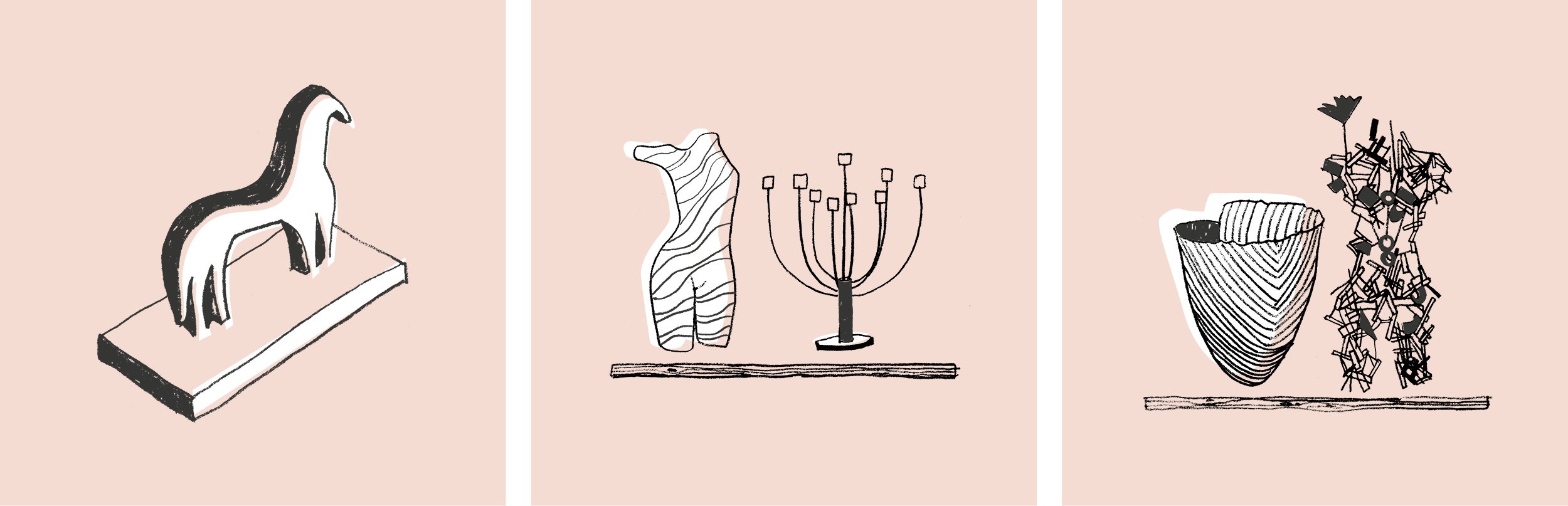 A range of illustrations were developed, adding touches of wit and charm to the brand identity.